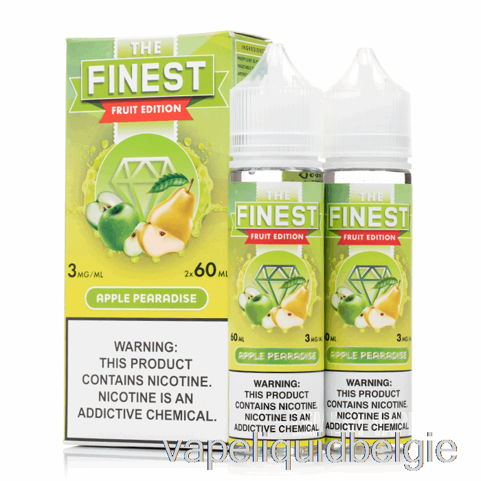 Vape Vloeibare Appel Peer - De Beste Fruiteditie - 120 Ml 0 Mg